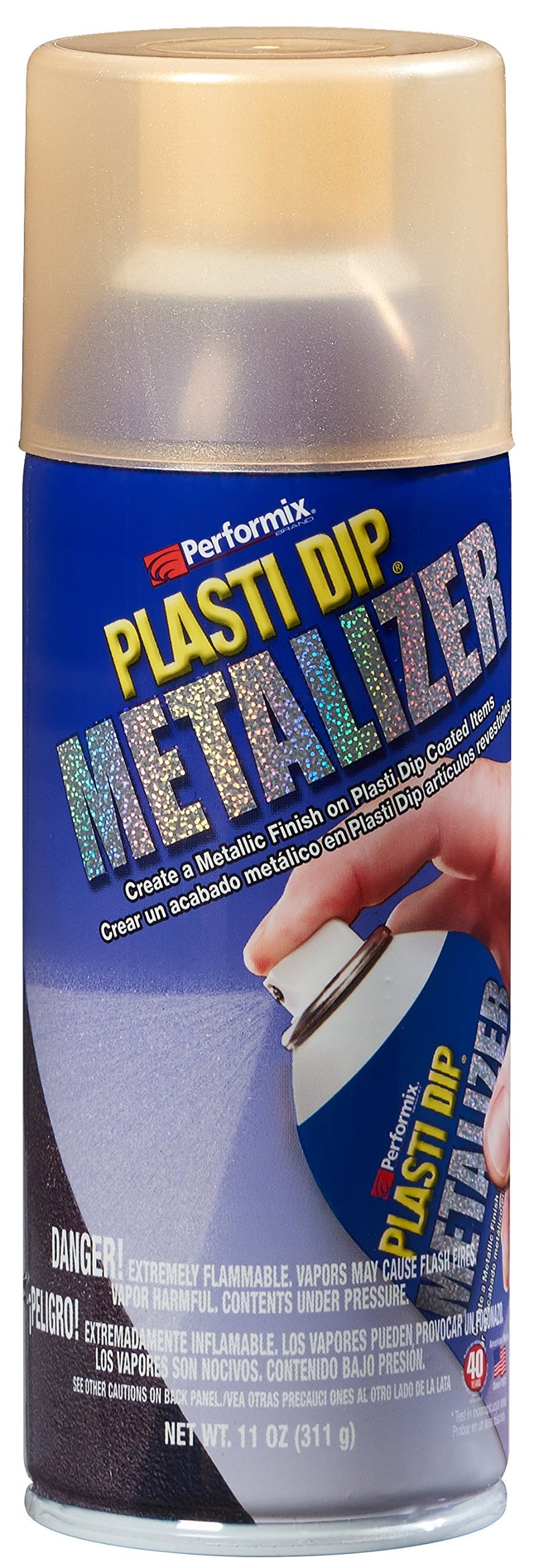 Plasti Dip Performix 11211 Plasti Dip Enhancer Gold Metalizer Aerosol - 11 oz. - Image 4