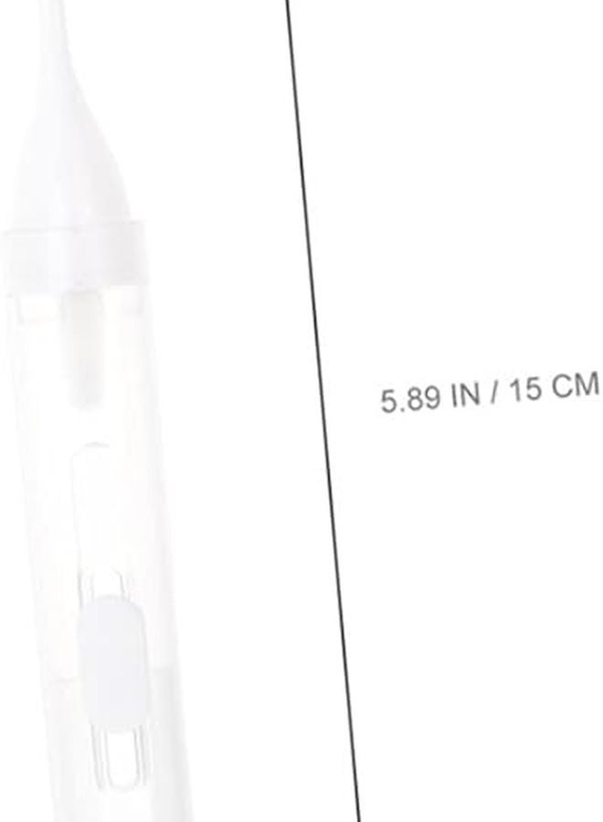 2pcs Foldable Travel Toothbrush Portable Compact Tooth Cleaning Kit White for Family and Friends - Image 4