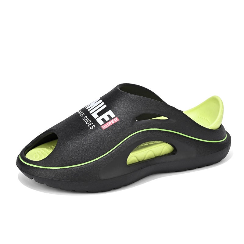 2024 Independent Station Outdoor Travel Slippers Plus Size Closed Toe Slippers - Image 1