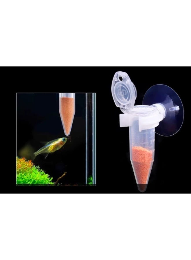 3pcs Automatic Feeder for Aquarium Fish Suction Cup Shrimp Feeder Cup Reusable Plastic Fish Food Holder - Image 3