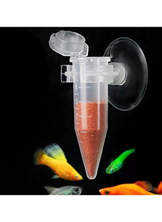 3pcs Automatic Feeder for Aquarium Fish Suction Cup Shrimp Feeder Cup Reusable Plastic Fish Food Holder - Image 4