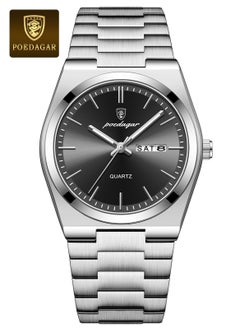 Silver shell Black steel belt model