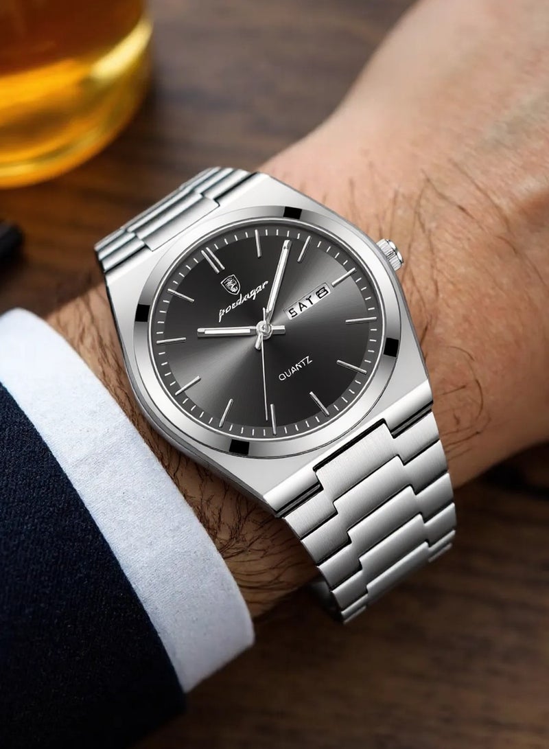 POEDAGAR Man Watch , Watches for Men ,Waterproof Luminous Men's Watch Quartz-40.5mm - Image 2