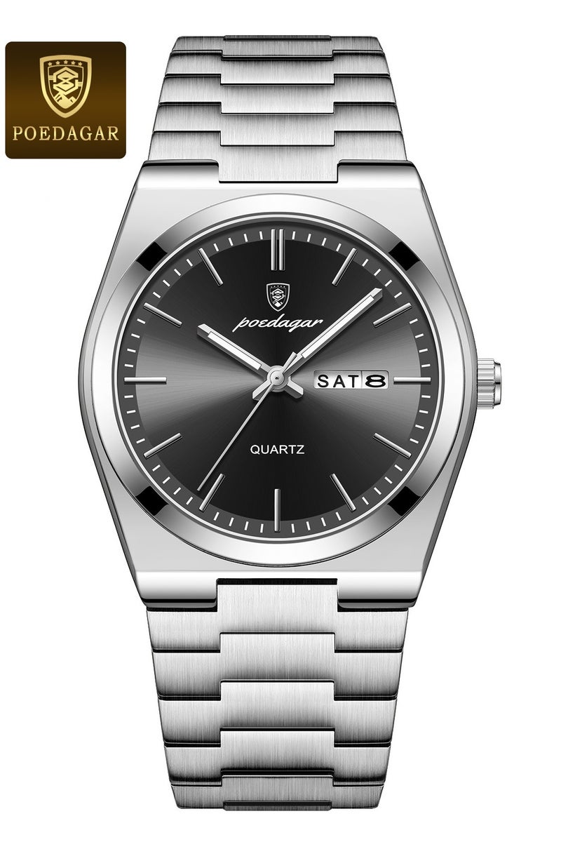 POEDAGAR Man Watch , Watches for Men ,Waterproof Luminous Men's Watch Quartz-40.5mm - Image 1