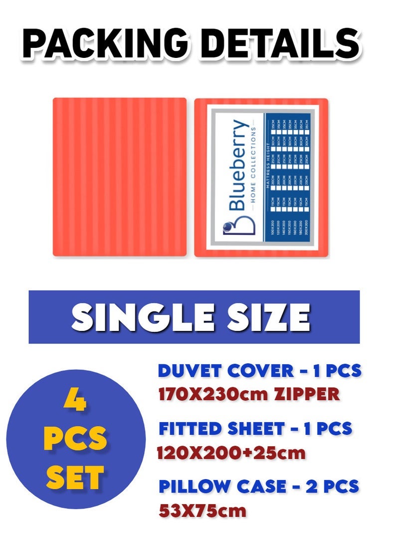 بلوبيري طقم غطاء لحاف 4 قطع بحجم واحد - Image 2