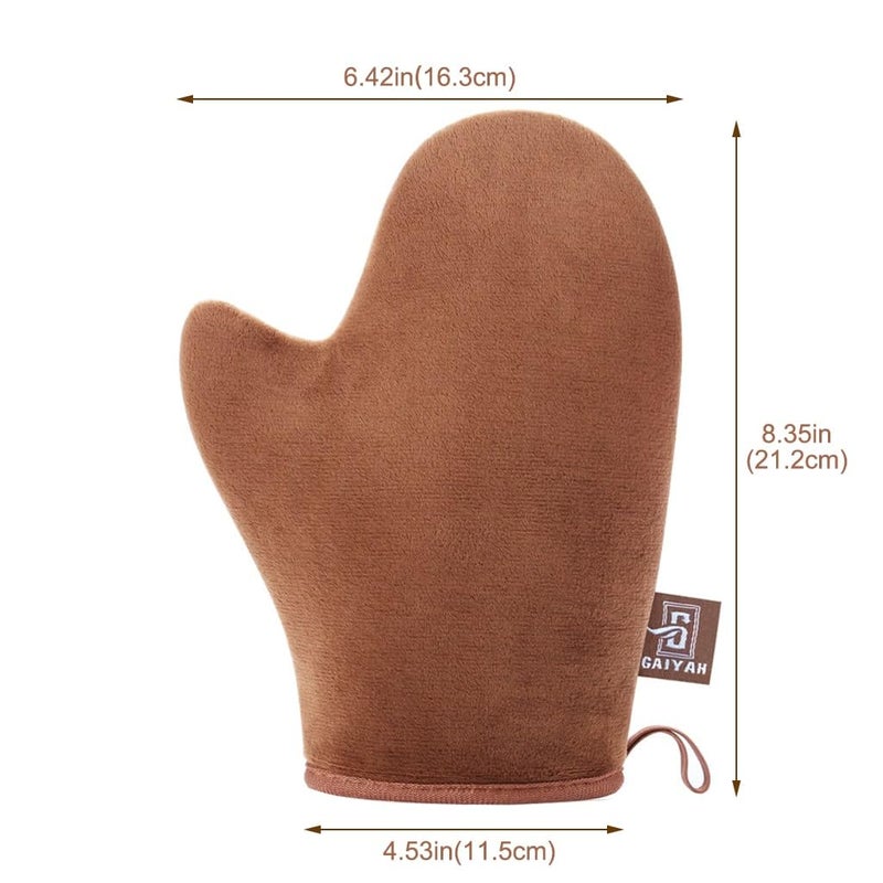 G GAIYAH GAIYAH Self Tanning Mitt Applicator Self Tanner Mitt Applicator Tanning Mitts Self Tanner With Thumb Ultra Soft Tanning Glove For Self Tan Mitt Applicator - Image 5