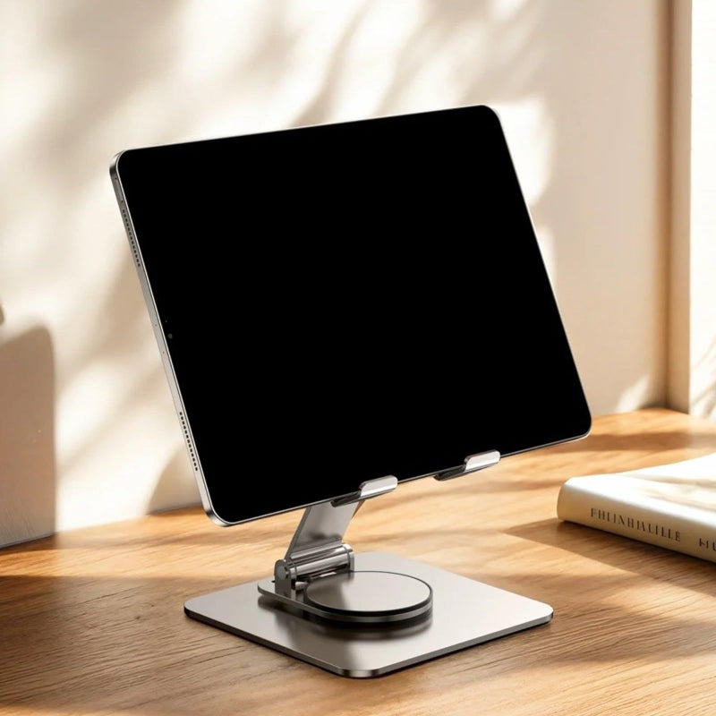 Black 360 Degree Rotating Tablet Stand Holder For Drawing And Video Conferencing - Image 4