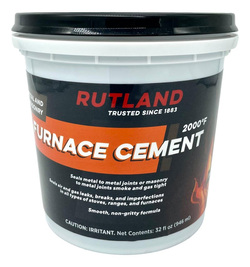 Rutland Products أسمنت فرن روتلاند الأسود، 32 أونصة سائلة - Image 1