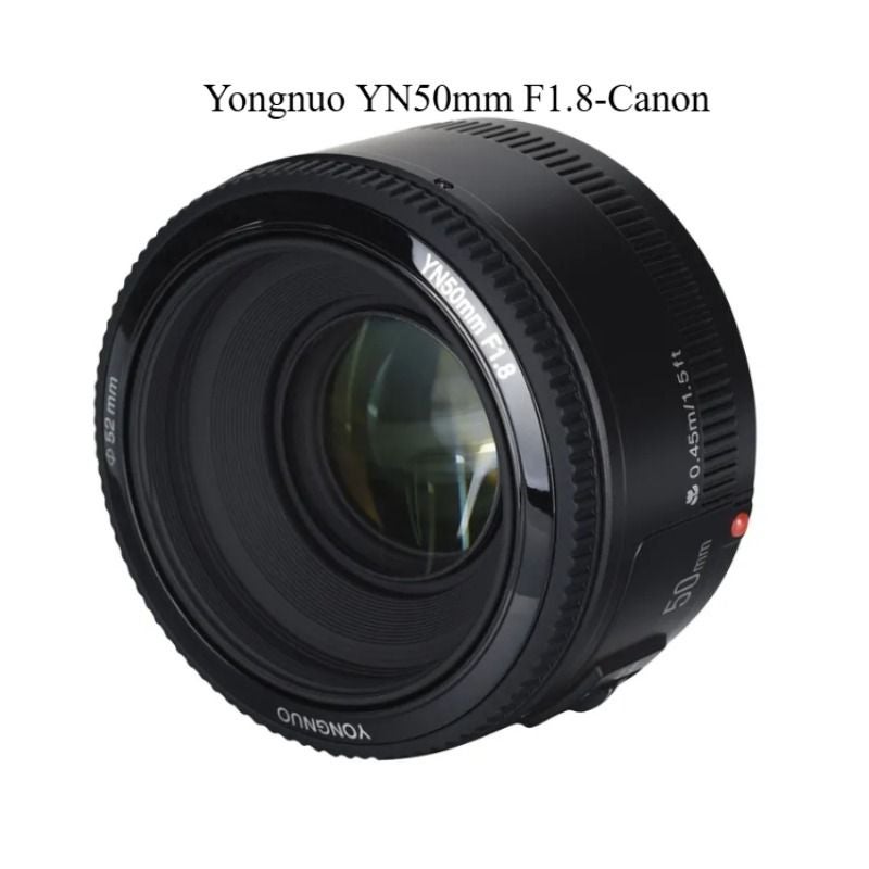 Yongnuo YN50mm F1.8 Portrait Lens for Canon Dslr Camera - Image 1
