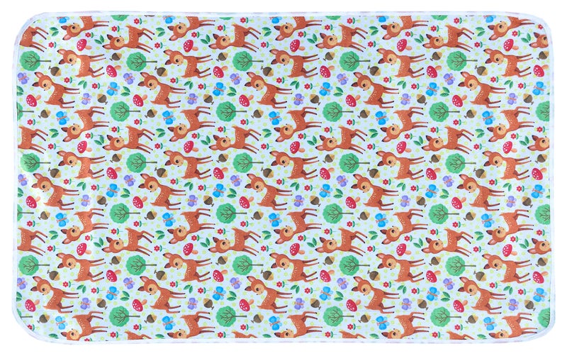 Aazeem New Born Baby Polyster Sheets Waterproof | Bed Protector Baby Dry Sheet | Baby Dry Mats Waterproof and New Baby Born Product |Pack of 4 |Amber | - Image 2