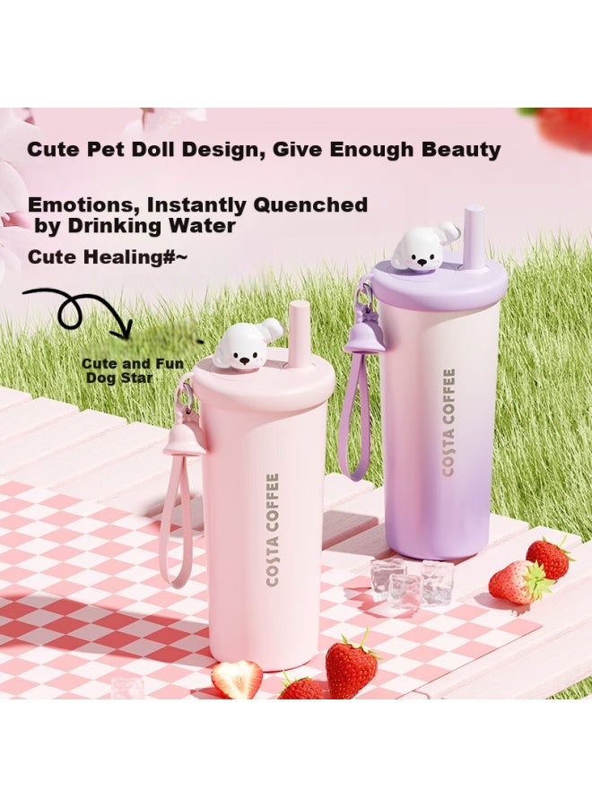 Costa 316 Stainless Steel Insulated Mug, Large Capacity Water Bottle For Men And Women, Portable Cup For Tea Drinking, Gift-giving, Car-mounted And Portable - Image 2