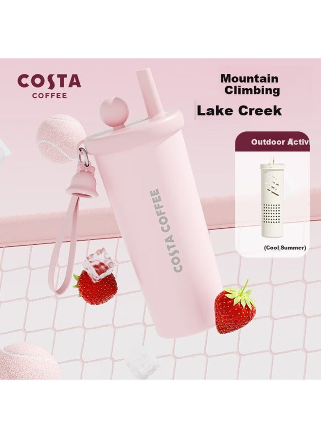 Costa 316 Stainless Steel Insulated Mug, Large Capacity Water Bottle For Men And Women, Portable Cup For Tea Drinking, Gift-giving, Car-mounted And Portable - Image 1
