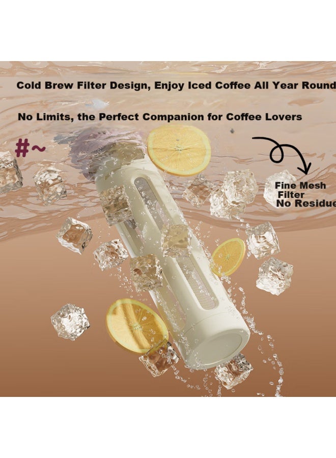Costa 316 Stainless Steel Insulated Mug, Large Capacity Water Bottle For Men And Women, Portable Cup For Tea Drinking, Gift-giving, Car-mounted And Portable - Image 3