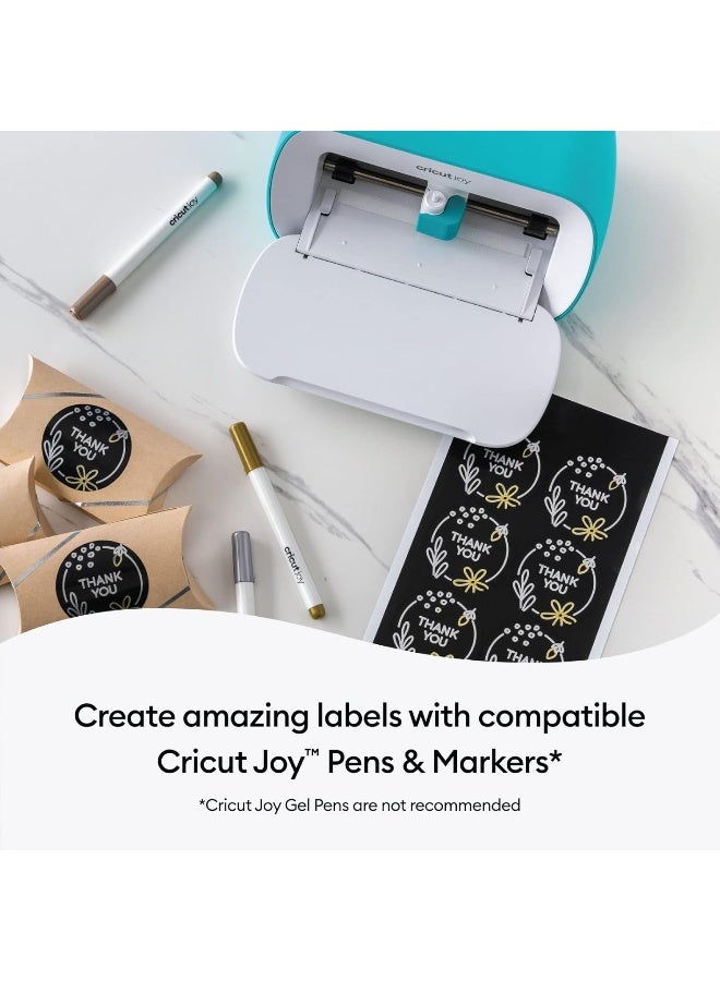 Cricut Smart Removable Vinyl (5.5Inx13In Black) For Joy Machine - Matless Cutting For Shapes Up To 4Ft & Repeated Cuts Up To 20Ft - Image 4