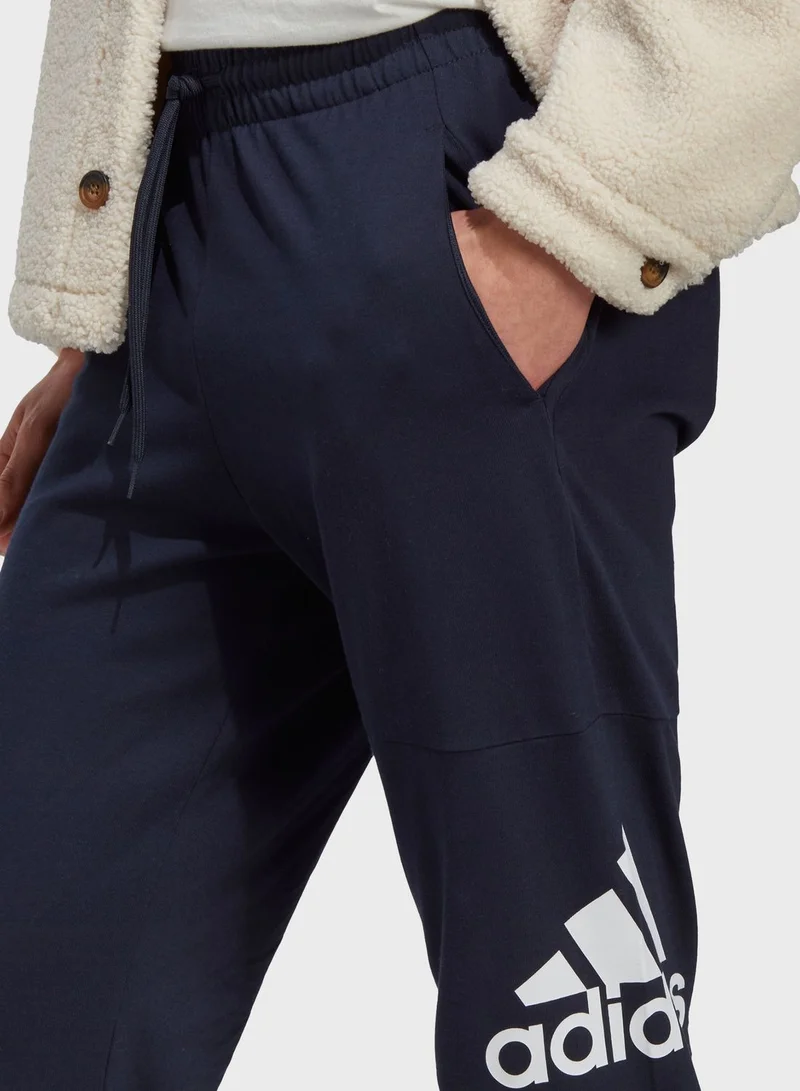 Adidas Essential Logo Tapered Sweatpants