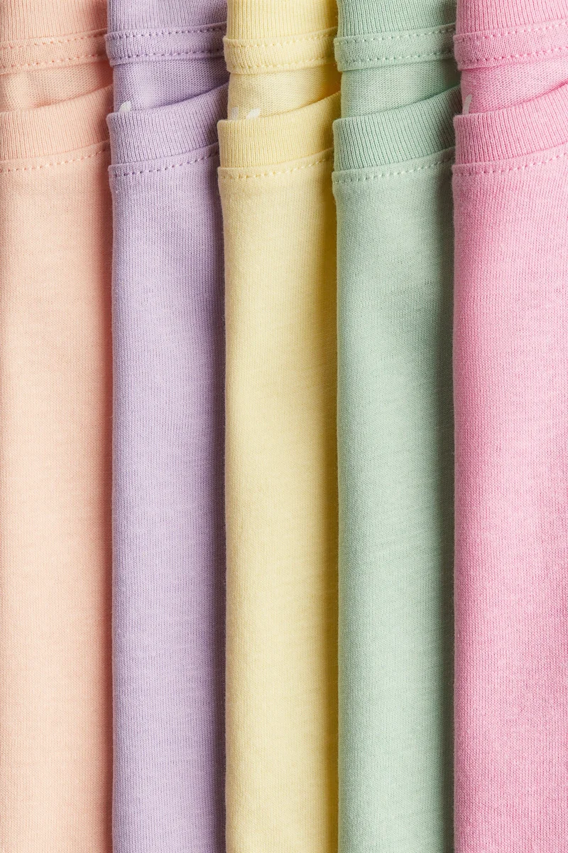 H&M 5-pack cotton T-shirts