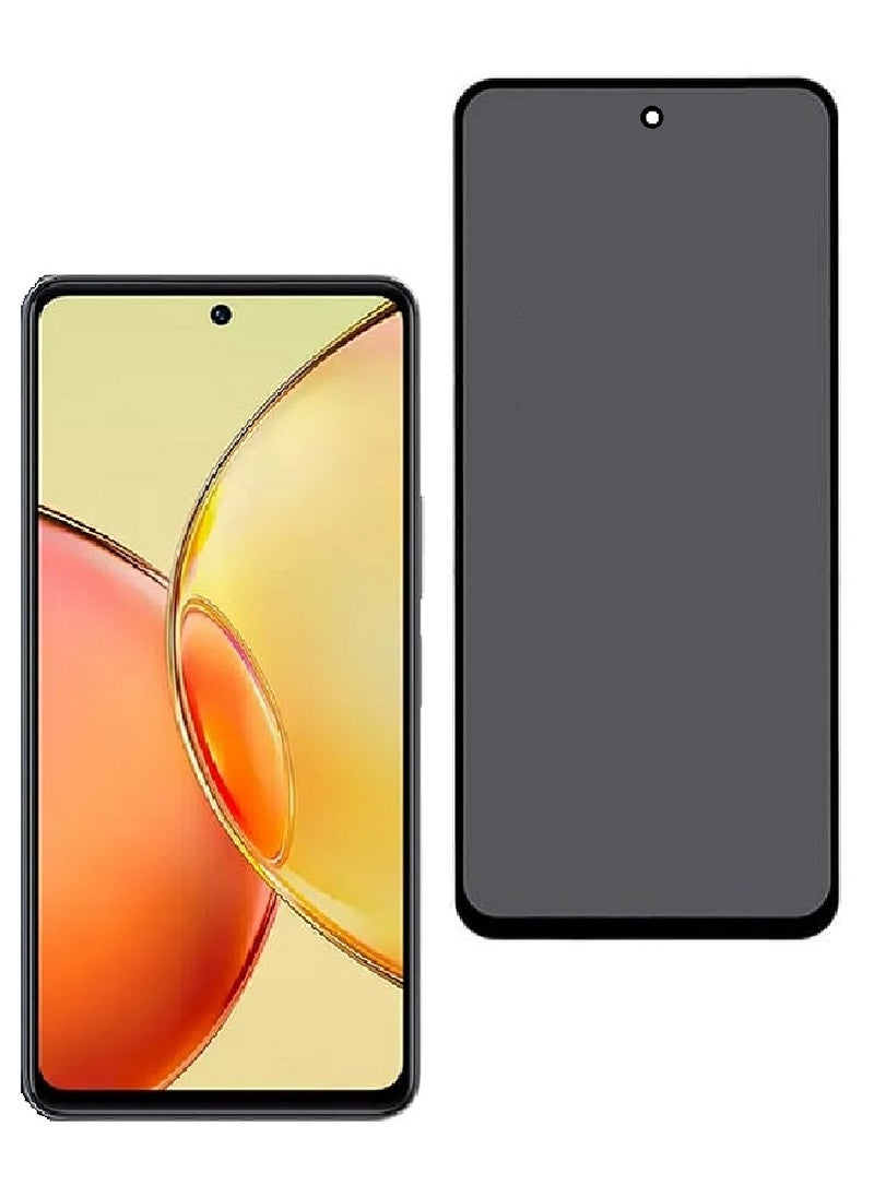 we3 Tempered Glass Screen Protector Anti-Spy Privacy Designed For vivo Y36 5G Full Screen Coverage And Bubble Free - Image 1