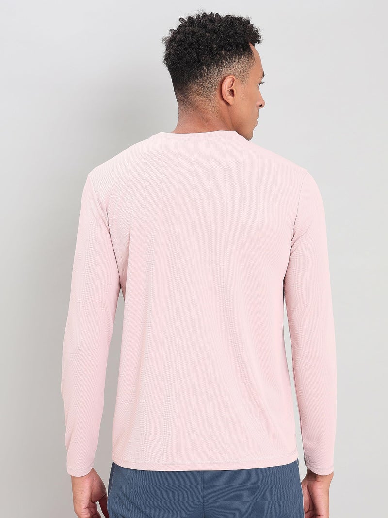 TECHNOSPORT Quickdry Mens Slimfit Roundneck Fullsleeve T-Shirt Odourfree Breathable UV Protection | Onion, L | MTOR17OINLAR - Image 2