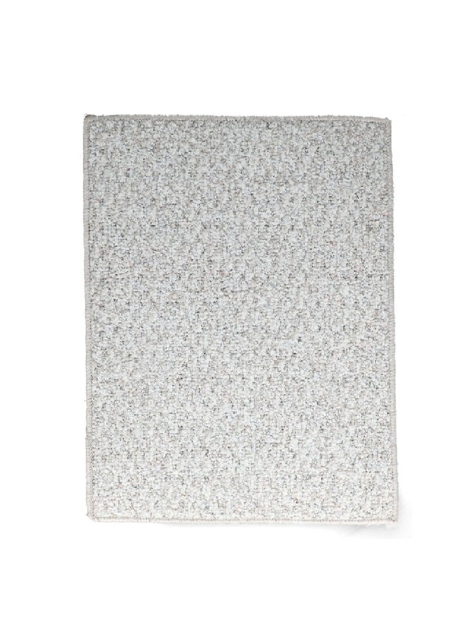 دالتون سجادة مستطيلة منسوجة، متينة بلون الأبيض، قياس 46 × 61 سم، DALR2O023