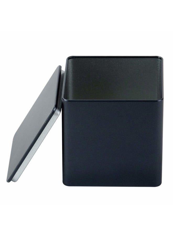 Tianhui Square Tin Can Empty Cube Steel Box Storage Container kit 65mm Series for Treats, Gifts, Favors, Loose Tea, Coffee and Crafts, Black, 3S - Image 4