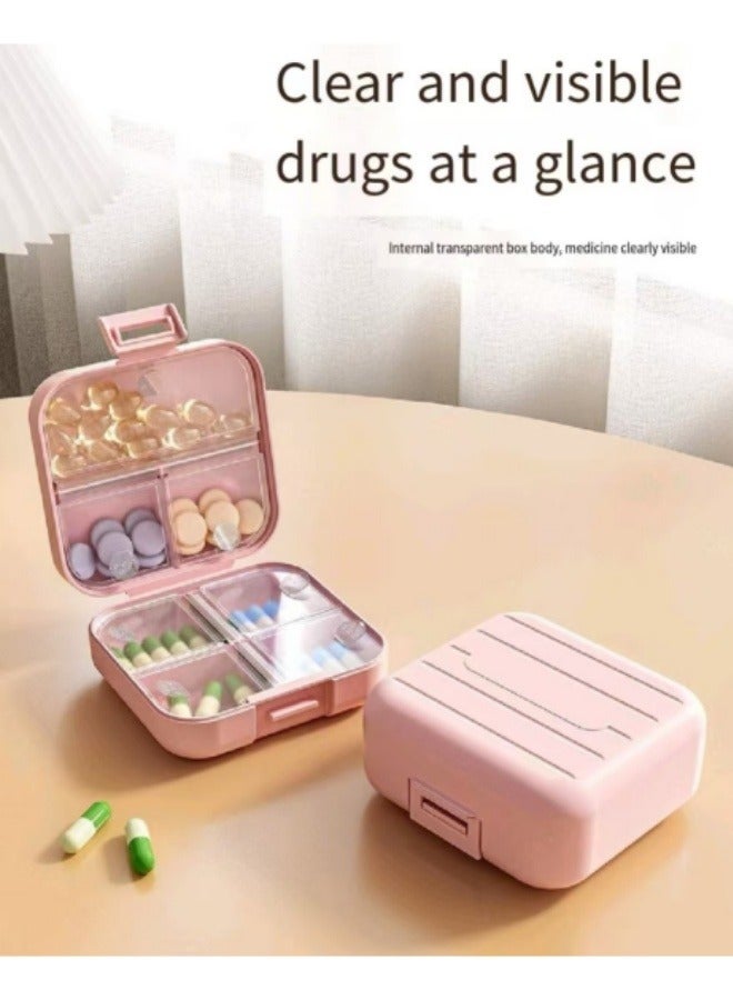 Travel Portable Medicine Box Pill Box White - Image 2