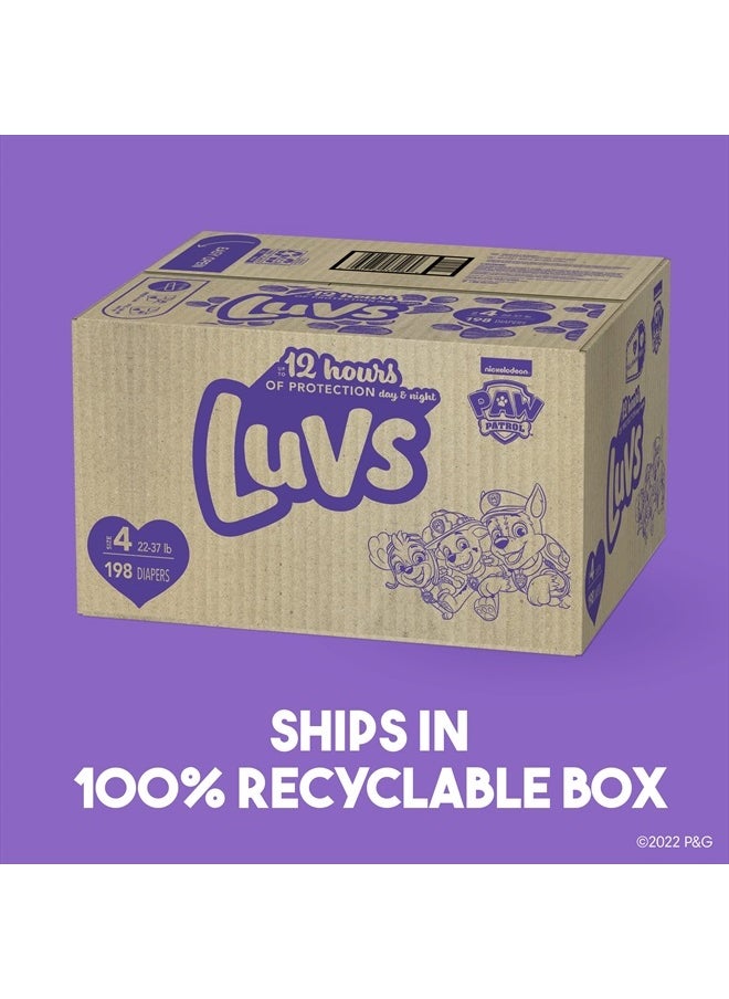 Luvs Diapers - Size 2, 264 Count, Paw Patrol Disposable Baby Diapers  - Image 2
