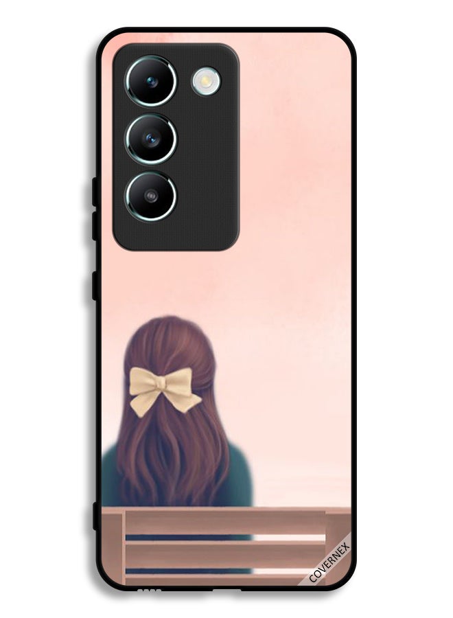 Covernex Vivo V30 Lite 4G Protective Case Cover Alone Cute Girl - Image 1