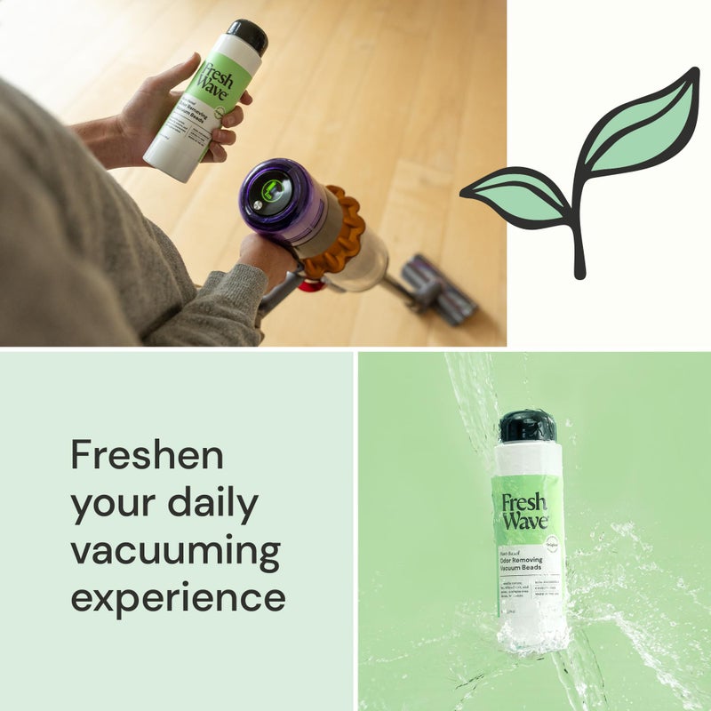 Fresh Wave Vacuum Odor Eliminating & Deodorizer Beads, 5.25 oz. - Safer Odor Relief, Natural Plant-Based Odor Eliminator, Odor Absorbers for Home, Keeps Vacuum Fresh Between Uses - Image 3