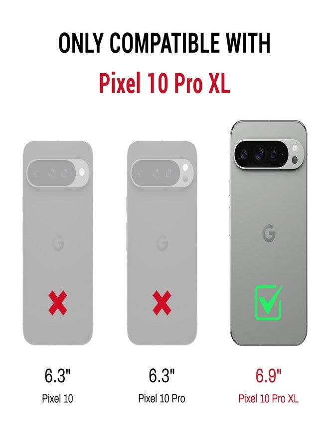 DJDUCK Designed for Google Pixel 10 Pro XL Case Wallet with Card Holder, [Magnetic Clasp Cover] [RFID Blocking Leather Protection] Shockproof Women Men Cases for Pixel 10 Pro XL Light Brown - Image 2