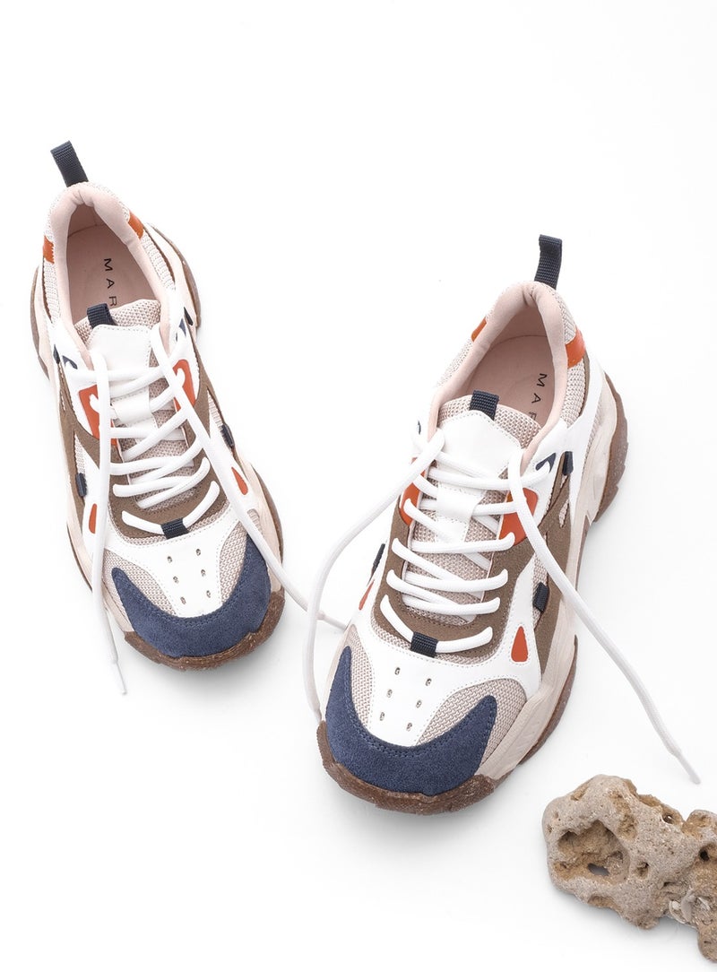 MARJIN Margin Women's Sneaker Wedge Heel Sports Shoes Edisa  - Image 1