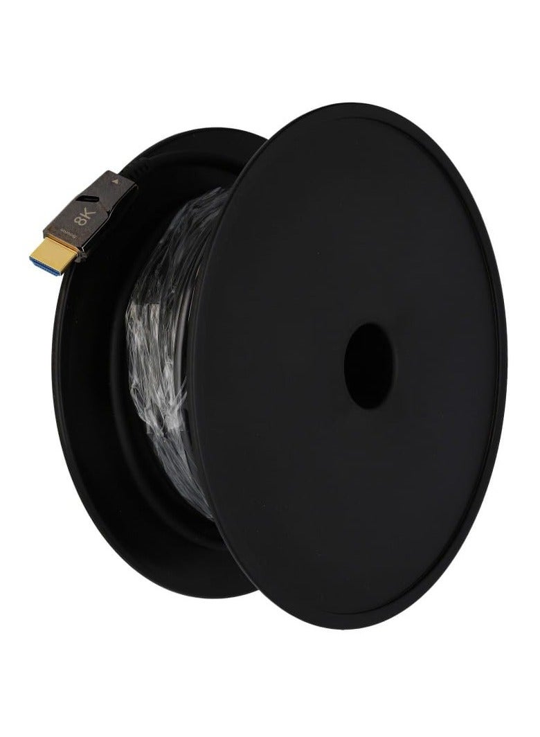 Zero 8K Fiber Optic HDMI Cable 50M HDMI Lead-Ultra High-Speed 48Gbps v2.1 Cord Support 8K@60Hz, 4K@120HZ, 4320p, 4:4:4, HDR10+, HDCP 2.2, 3D, eARC for Roku Box, Home Theater, PS4, PS3, Projector - Image 2