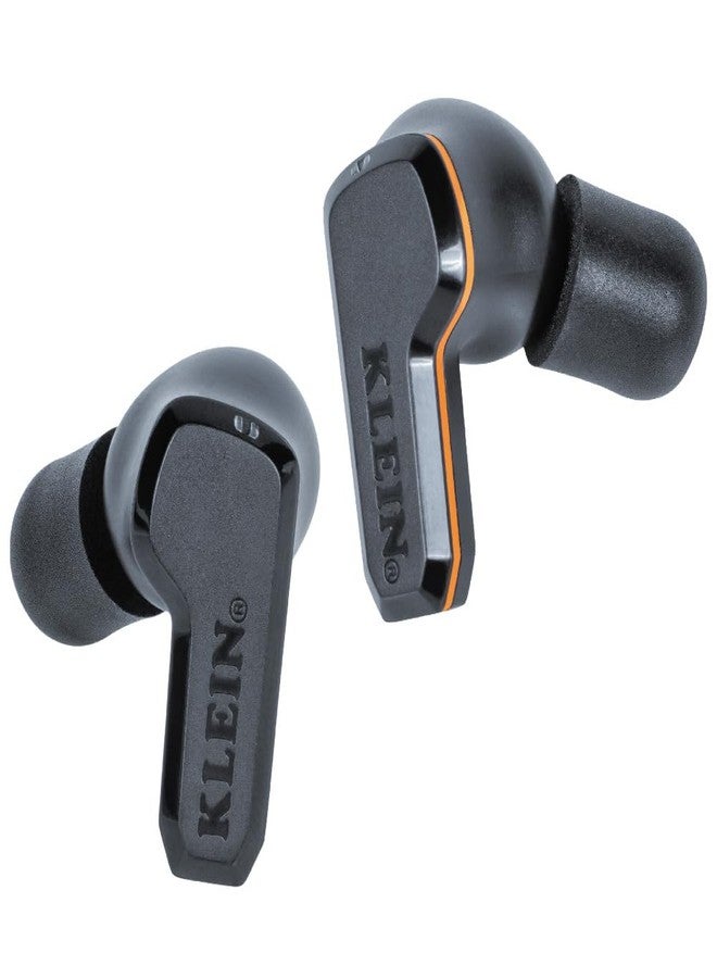 Klein Tools AESEB2 Elite Bluetooth Jobsite Earbuds, True Wireless Earplugs, 25dB NRR Hearing Protection, 24-Hour Playtime, Digital LED Display - Image 1