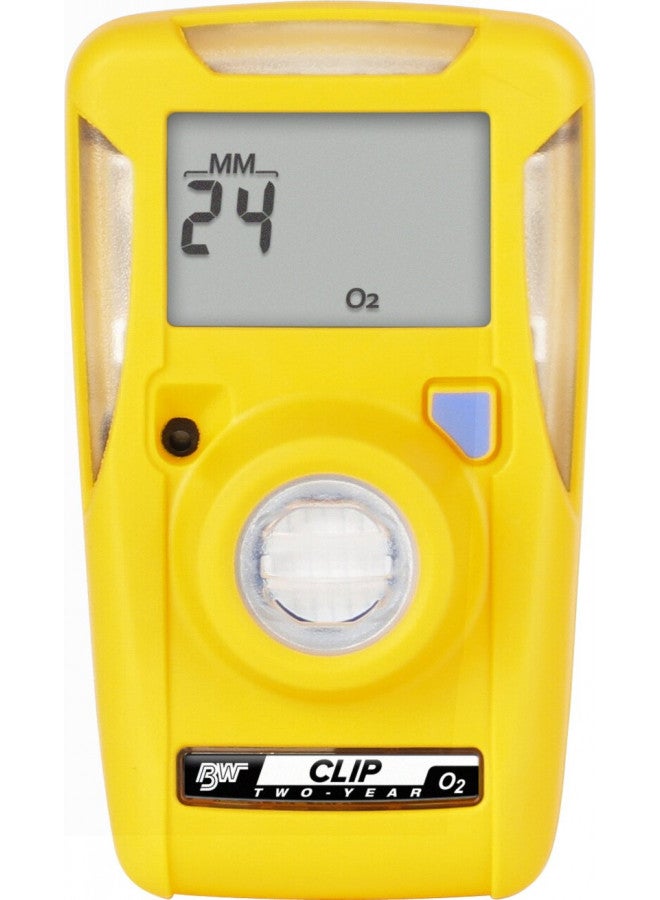 BW Technologies BWC2-X BW Clip Single Gas O2 Monitor, 19.5/23.5, Yellow