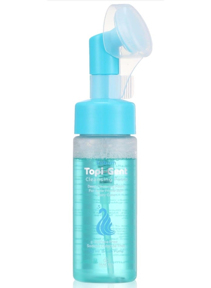 رغوة توبي - جينت لتنظيف البشرة الدهنية (١٥٠ مل) - غسول للتحكم بالزيوت وحب الشباب