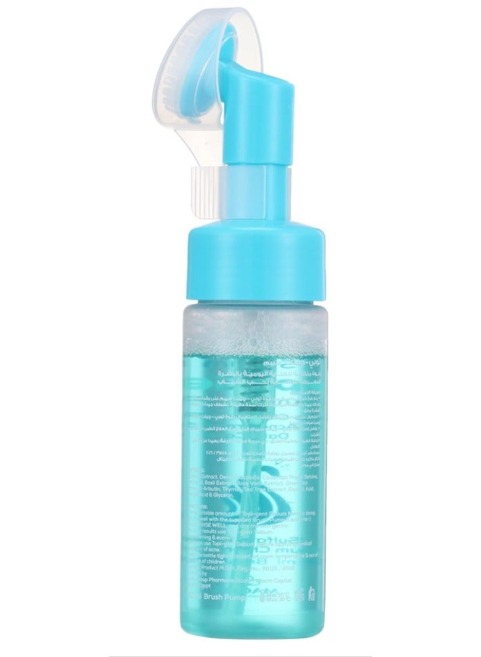 رغوة توبي - جينت لتنظيف البشرة الدهنية (١٥٠ مل) - غسول للتحكم بالزيوت وحب الشباب