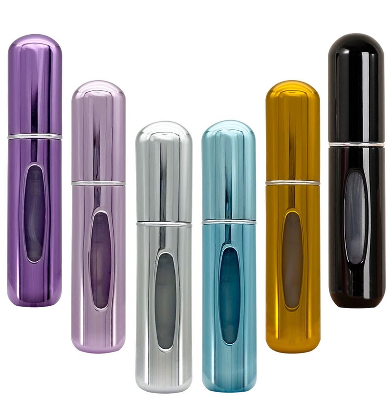 Ybaoo Atomizer Sprayer for Perfume, Travel Size Perfume Refillable Bottle Cologne Spray Bottles Empty Small and Portable, Easy to Filling Suitable for Traveling, Business, Outgoing(5ml, 6PCS) - Image 1