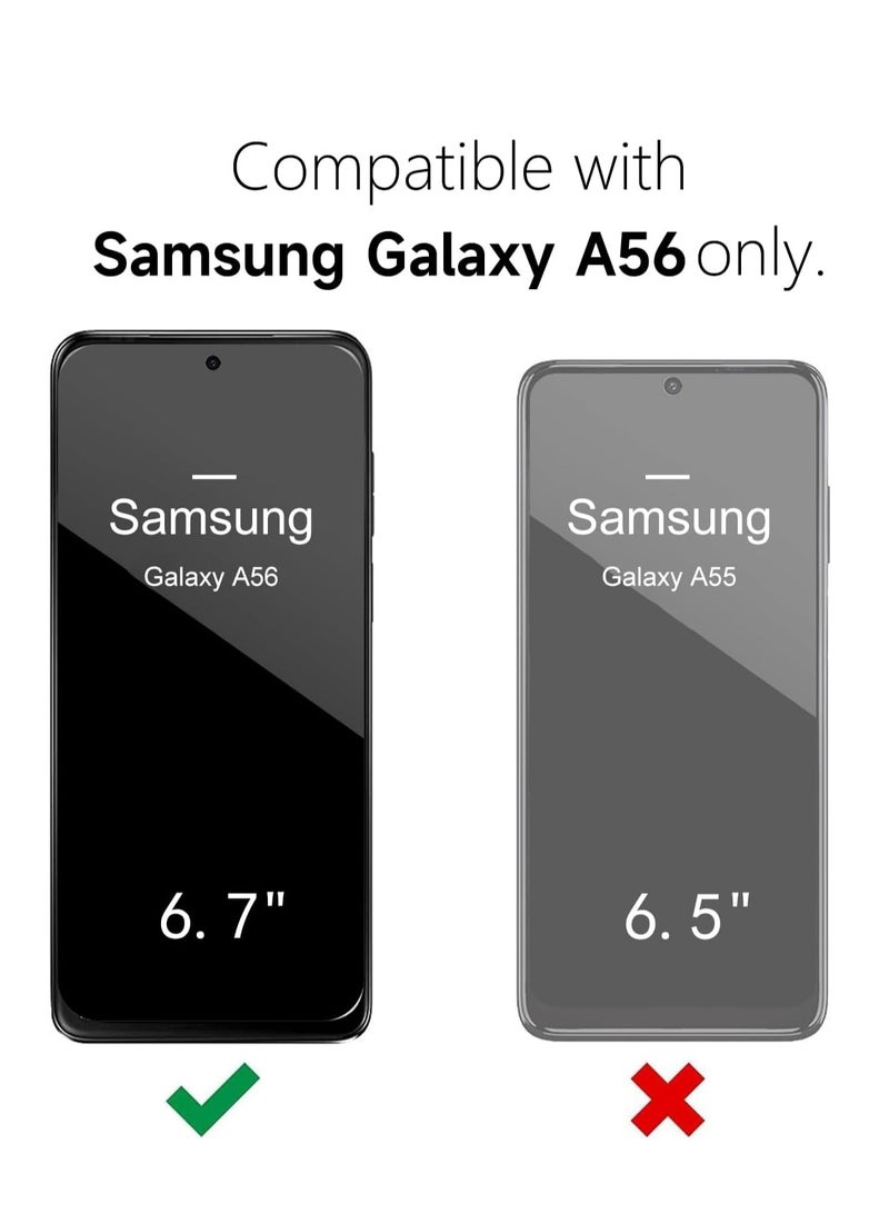 BORTONY Samsung Galaxy A56 Case Cover Premium Liquid Silicone Case with Soft Microfiber Lining Cushion Protective Cover for Samsung Galaxy A56 5G 6.7-inch - Image 2