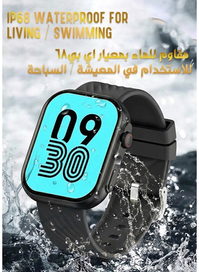 بيجي ساعة ذكية مزودة بخاصية الاتصال الصوتي | شاشة  عالية الدقة ٢.١٣ بوصة | متتبع اللياقة والصحة بتقنية بلوتوث ٥.٢ | مقاومة للماء بمعيار آي بي٦٨ | بطارية تدوم من ٥ إلى ٧ أيام | متوافقة مع نظامي أندرويد وآي أو إس - Image 5