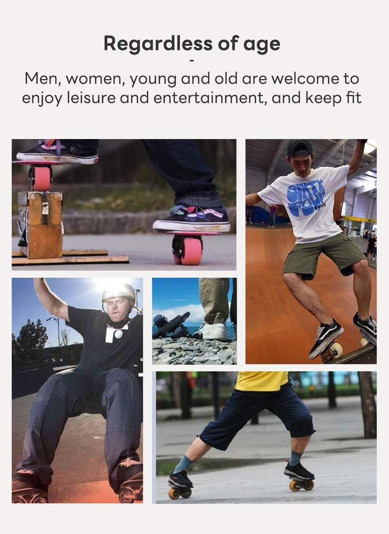 ETG Outdoor Sports 4-Wheel Split Drift Board Skateboard, Suitable for Beginners, Adults and Children  - Image 2