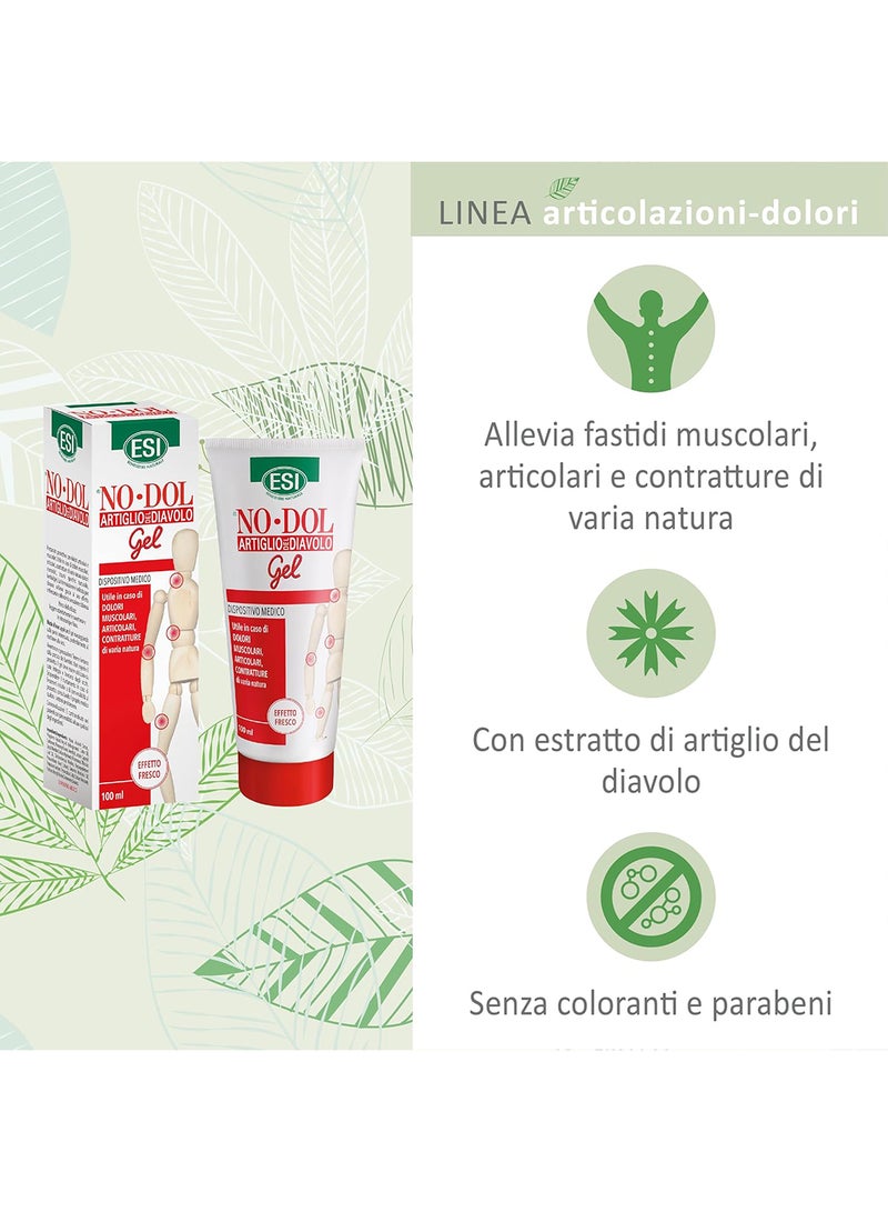 ESI جل نودول إيسي مخلب الشيطان للعضلات والمفاصل 100 مل، آلام الرقبة المتصلبة وآلام أسفل الظهر - Image 3