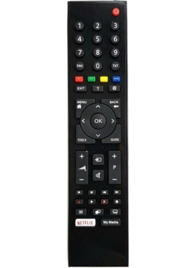 Bayirtech Arcelik Beko Altus Grundig Smart LCD LED TV Television Remote Control Netflix Button