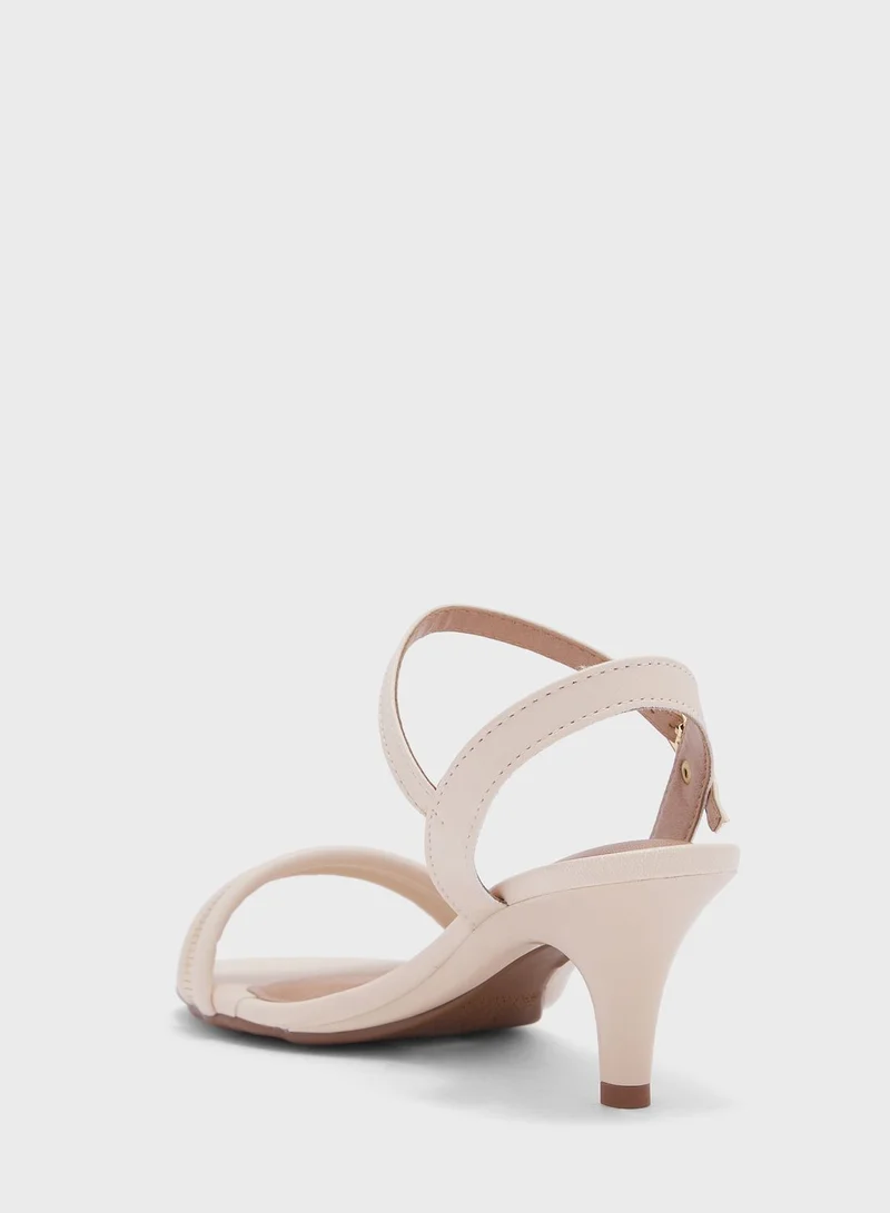 Beira Rio Arya Multi Strap Mid Heel Sandals