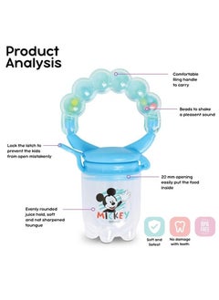 Disney baby Mickey Mouse Baby Toy Pacifier Silicone Fresh Fruit Infant Teether With Handle  - Image 2