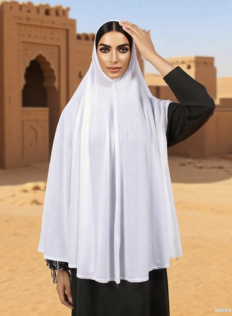 Solid Color Bottom Hat Crystal Hemp Loose Headgear Convenient Lazy Woman Turban Headgear - Image 3