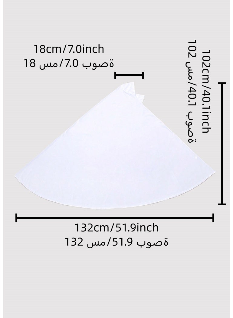 الحجاب الفوري النساء اللون الصلب أسفل قبعة كريستال القنب فضفاضة الرأس الرأس مريحة توربان الرأس - Image 5