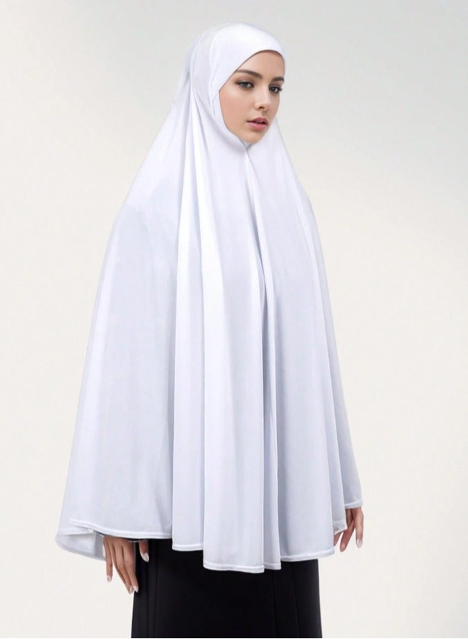 الحجاب الفوري النساء اللون الصلب أسفل قبعة كريستال القنب فضفاضة الرأس الرأس مريحة توربان الرأس - Image 2