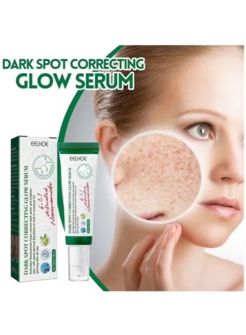 EELHOE Dark Spot Correcting Glow Serum, Moisturizing Whitening Brightening Serum, Dark Spot Treatment, Repair Dullness, for Acne Scars, Fine Lines, Hyperpigmentation and Dark Circles 50ml - Image 3