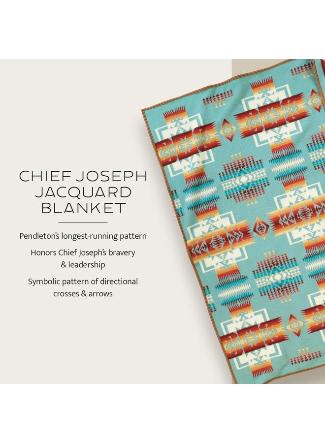 Pendleton Aqua Chief Joseph Blanket (Twin) - Image 2