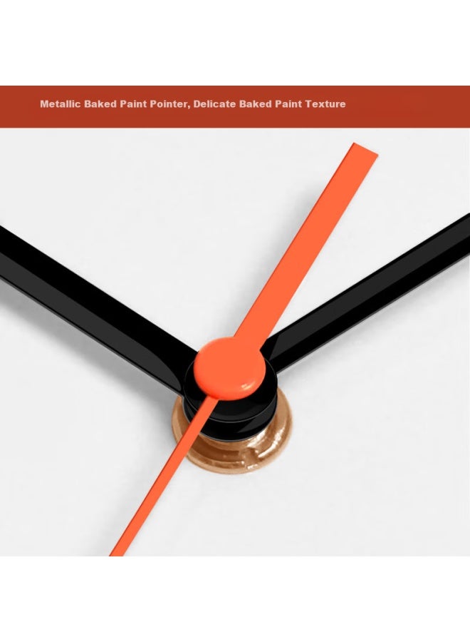 Timess Living Room Home Use Persimmon Lucky Solid Wood Sitting Hanging Dual-Use New Model Clock Wall Quartz Clock 22.5Cm - Image 4