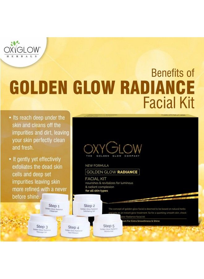 Oxyglow Golden Glow Radiance Facial Kit 165G - Image 5
